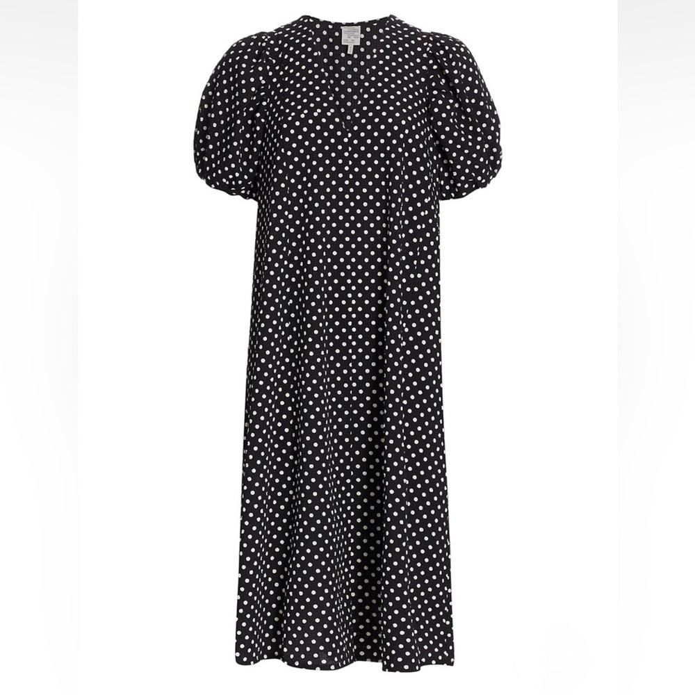 Baum und Pferdgarten Azalia Polka Dot Short Puff-Sleeve Shift Dress - EU Size 34